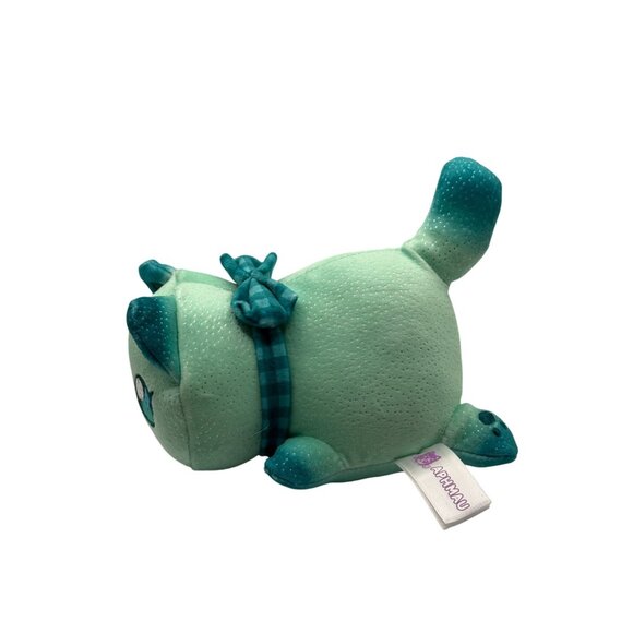 Aphmau 2024 MeeMeows Kim Cat 6" plush Glitter Edition Green Teal Sparkly - Picture 5 of 8